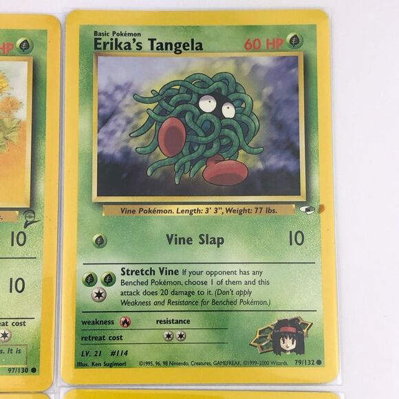 Pokemon Vintage Card Grass Type Lot L - Picture 3 of 10